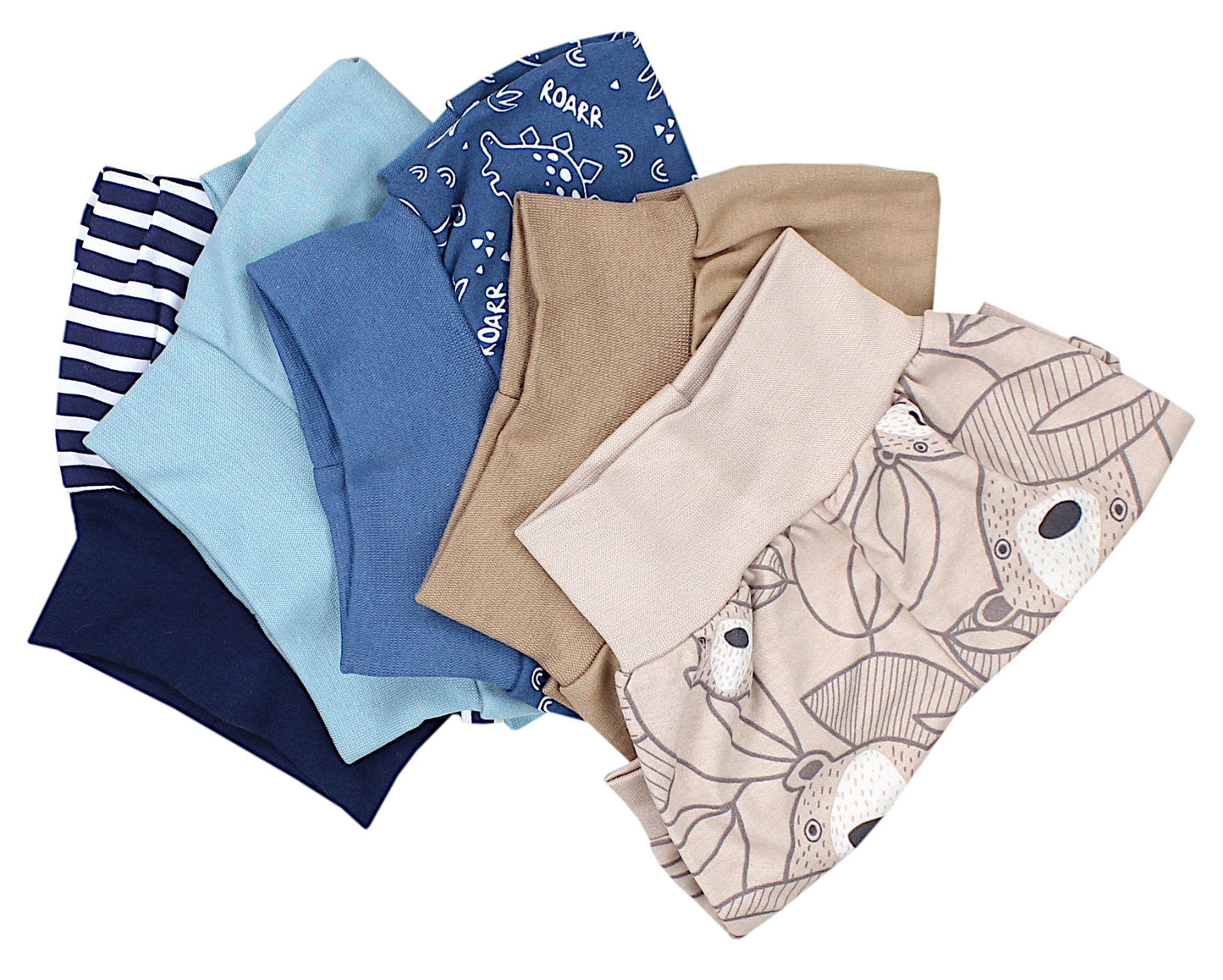 TupTam Unisex Baby Pumphose Sommershorts Baumwolle 5er Pack