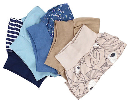 TupTam Unisex Baby Pumphose Sommershorts Baumwolle 5er Pack