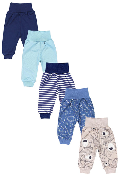 TupTam Pumphose Baby 5er Pack Unisex - Bequeme Baby Hose für Jungen und Mädchen aus Oeko-Tex Baumwolle