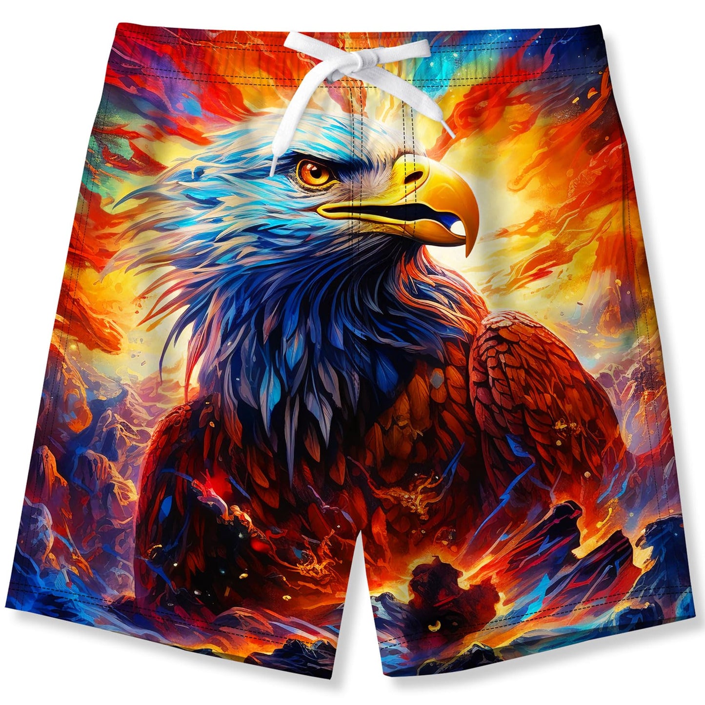 Fanient Badehose für Jungen lustige 3D Gedruckt Grafik Schnelltrocknend Beachwear Sport Laufen Badebekleidung Boardshorts