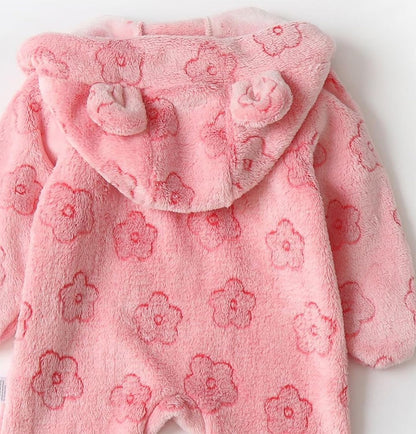 Baby-Overall für Mädchen, Jungen, Winter, Schneeanzug, 1-12 Monate, Fleecemantel, Jumpsuit, Pilot, Baby, Jungen, Mädchen