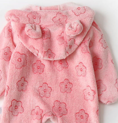 Baby-Overall für Mädchen, Jungen, Winter, Schneeanzug, 1-12 Monate, Fleecemantel, Jumpsuit, Pilot, Baby, Jungen, Mädchen