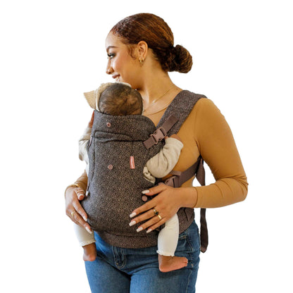 Infantino Flip Advanced 4-in-1 Babytrage, Ergonomisch, Umwandelbar, mit Blickrichtung Nach Innen und Außen, Vorne und Hinten Tragbar für Neugeborene bis Kleinkinder von 3,6-14,5 kg, Grau