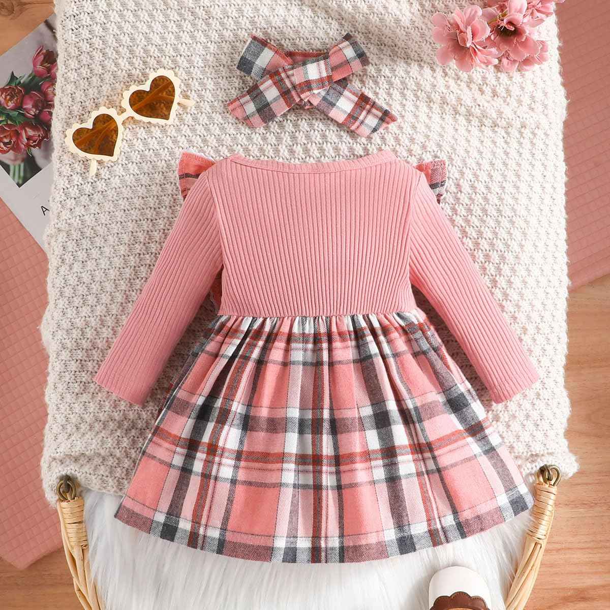xuntao Newborn Baby Girl Christmas Clothes Long Sleeve Romper and Skirt Cute Winter Christmas Outfits Sets