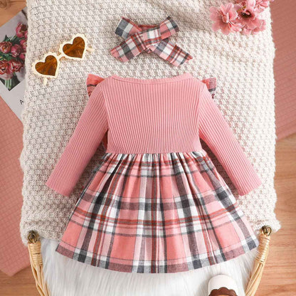 xuntao Newborn Baby Girl Christmas Clothes Long Sleeve Romper and Skirt Cute Winter Christmas Outfits Sets