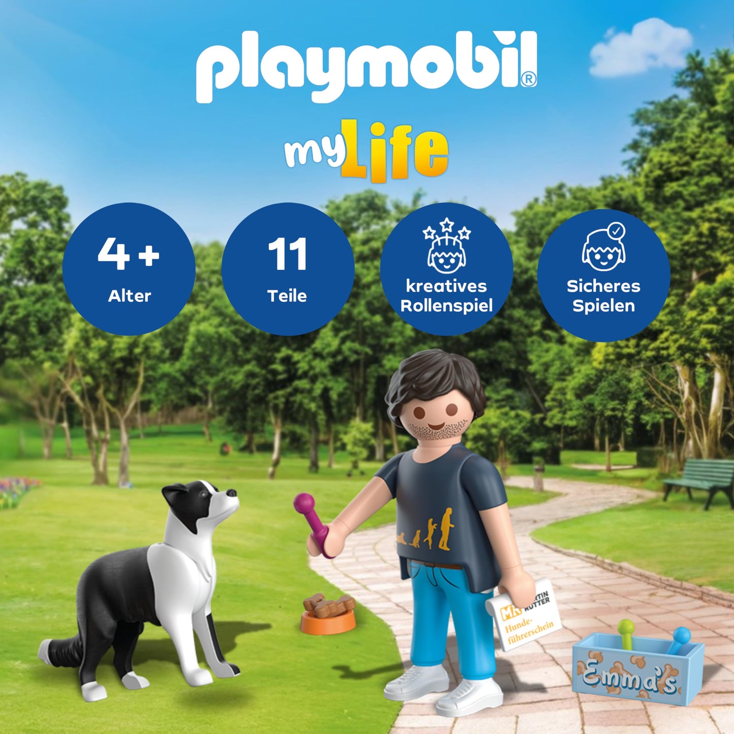 PLAYMOBIL Cat Café Cat Toy Child Animal Figure Set Toy for Children from 4 Years 71744