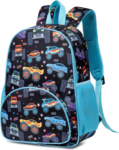 Kinderrucksack Jungen Kinder Rucksack Tagesrucksack Vorschulrucksack Kindergartentasche Schulrucksack für Schule Kita 38cm 3-8Y