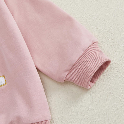 Himllauen Baby Mädchen Kleidung Sweatshirt + Lange Hose Zweiteiler Babykleidung Set Kleinkind Outfits