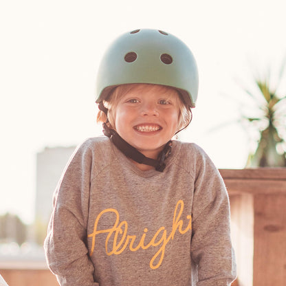 Scoot and Ride Baby Helmet with Adjustable Straps - Matte Finish - Small and Medium - Includes LED Safety Light and Soft Fleece Padding for Extra Protection