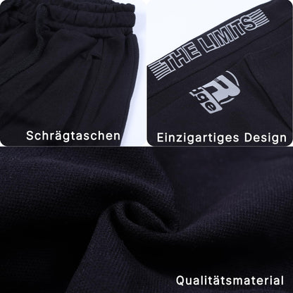 SERENYOU Jungen Jogginghose Hose Freizeit Joggers Kinder Sports Sweathose mit reflektierendem Grafikprint