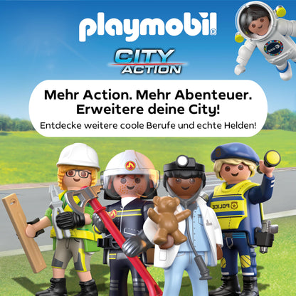 PLAYMOBIL City Action 6872 Polizei-Kommandozentrale mit Gefängnis, für Kinder von 4-10 Jahren