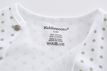 Kiddiezoom Baby-Jungen Mädchen Schlafstrampler, 3er Pack