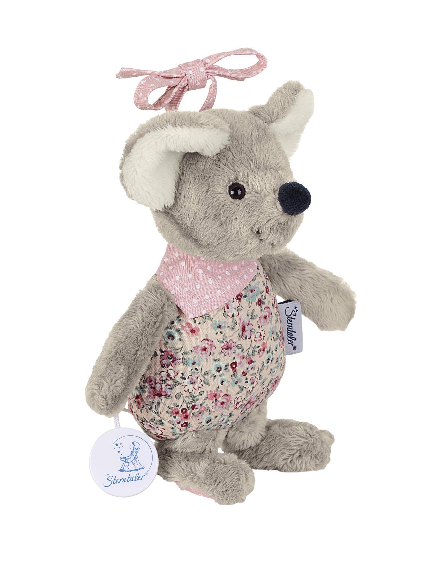 Sterntaler Emmi Girl Small Donkey Music Box Flora Rose