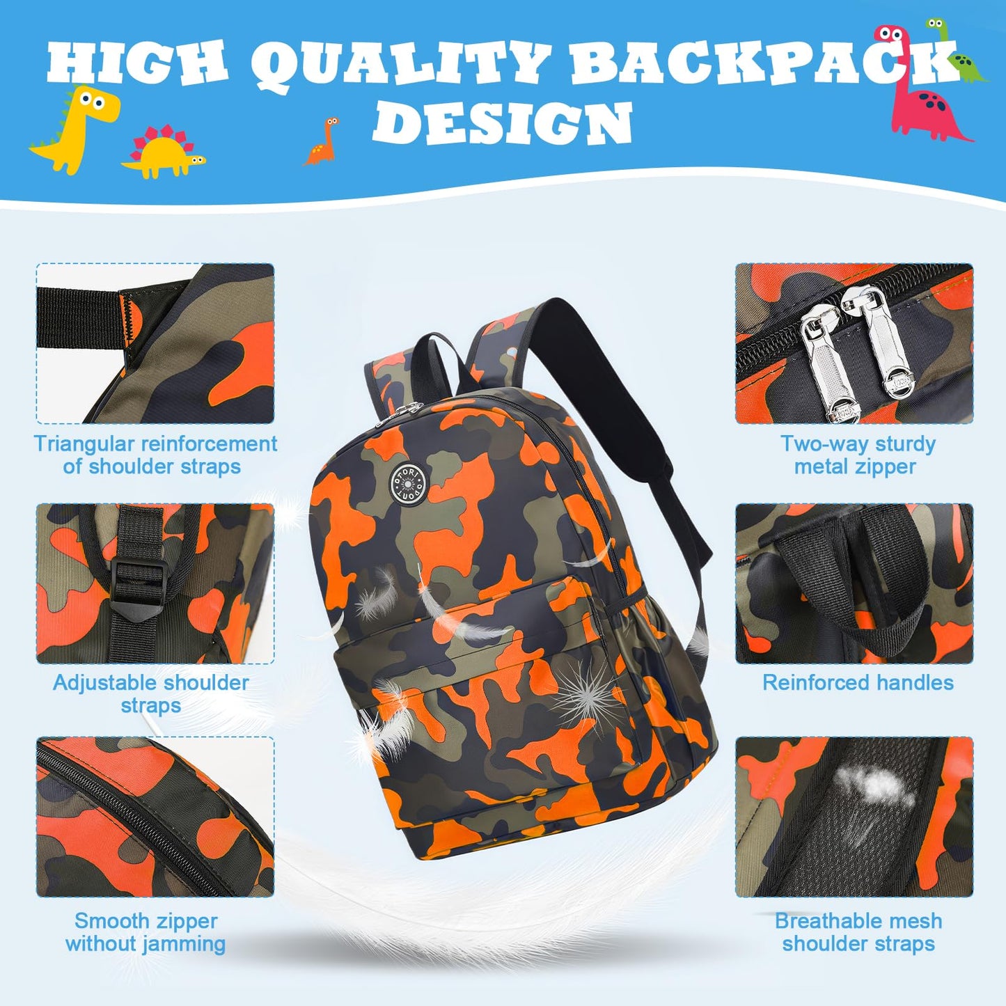 Kinderrucksack Jungen, Mini-Dinosaurier-Rucksack, Kindergarten Schulrucksäcke, Kleinkind Schultasche für Kinder, Jungen, Mädchen, Kleinkind