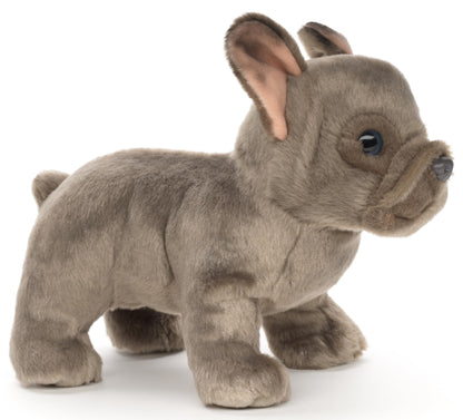 Uni-Toys - Französische Bulldogge (beige) - Ohne Leine - 26 cm (Länge) - Plüsch-Hund - Plüschtier, Kuscheltier