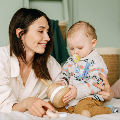 Smlpuame Baby Schnullerkette Mädchen Junge,6 Stück BPA-Frei Schnullerband Stoff Mädchen Junge,Schnuller Kette Nuckelkette Passen Die Meisten Schnuller und Beißspielzeug,Dummy Clips für Baby (Tier)