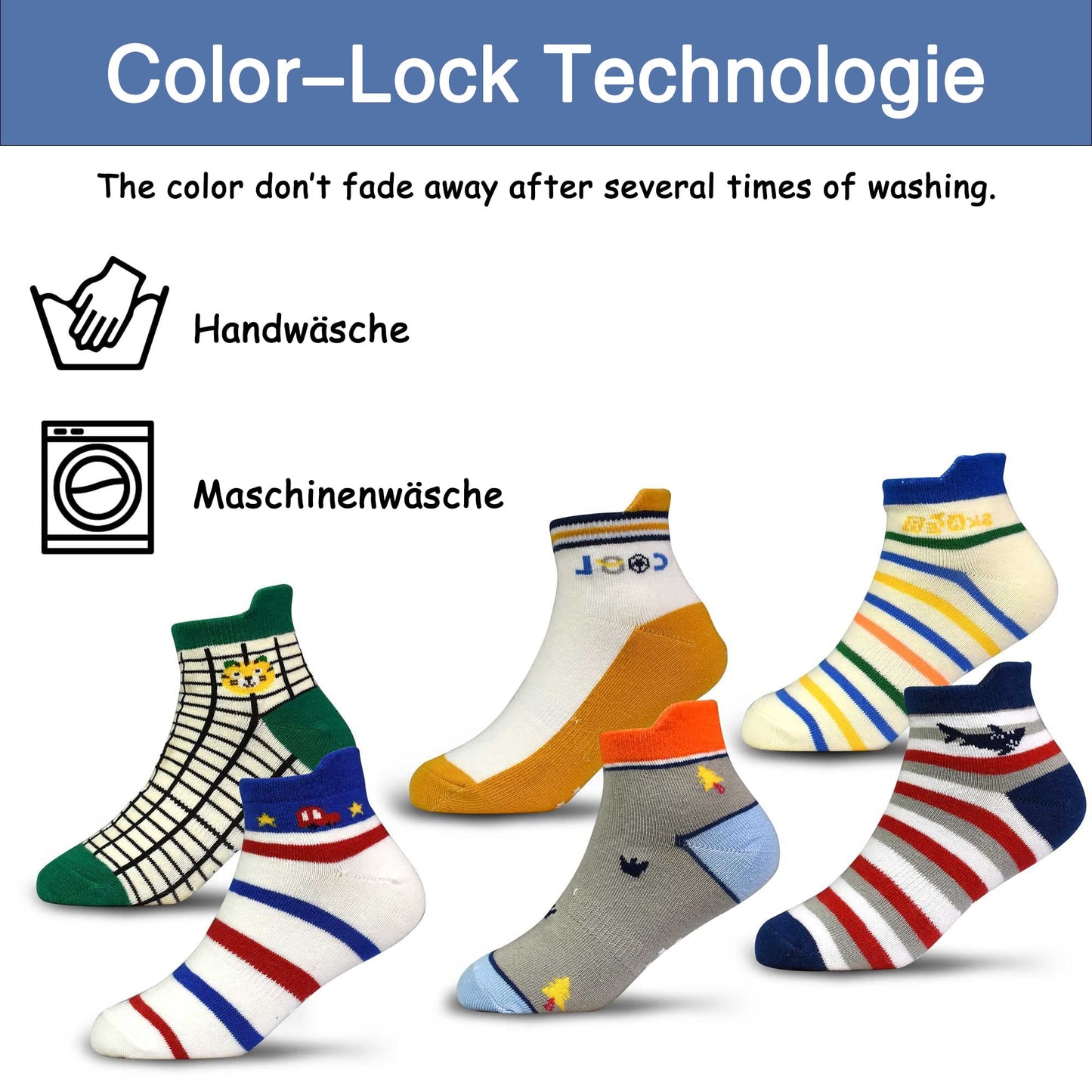 GRPSKCOS Stoppersocken Kinder 12 Paar ABS Socken Rutschfeste Socken Kleinkind Antirutschsocken für 1-7 Jahre Jungen Mädchen