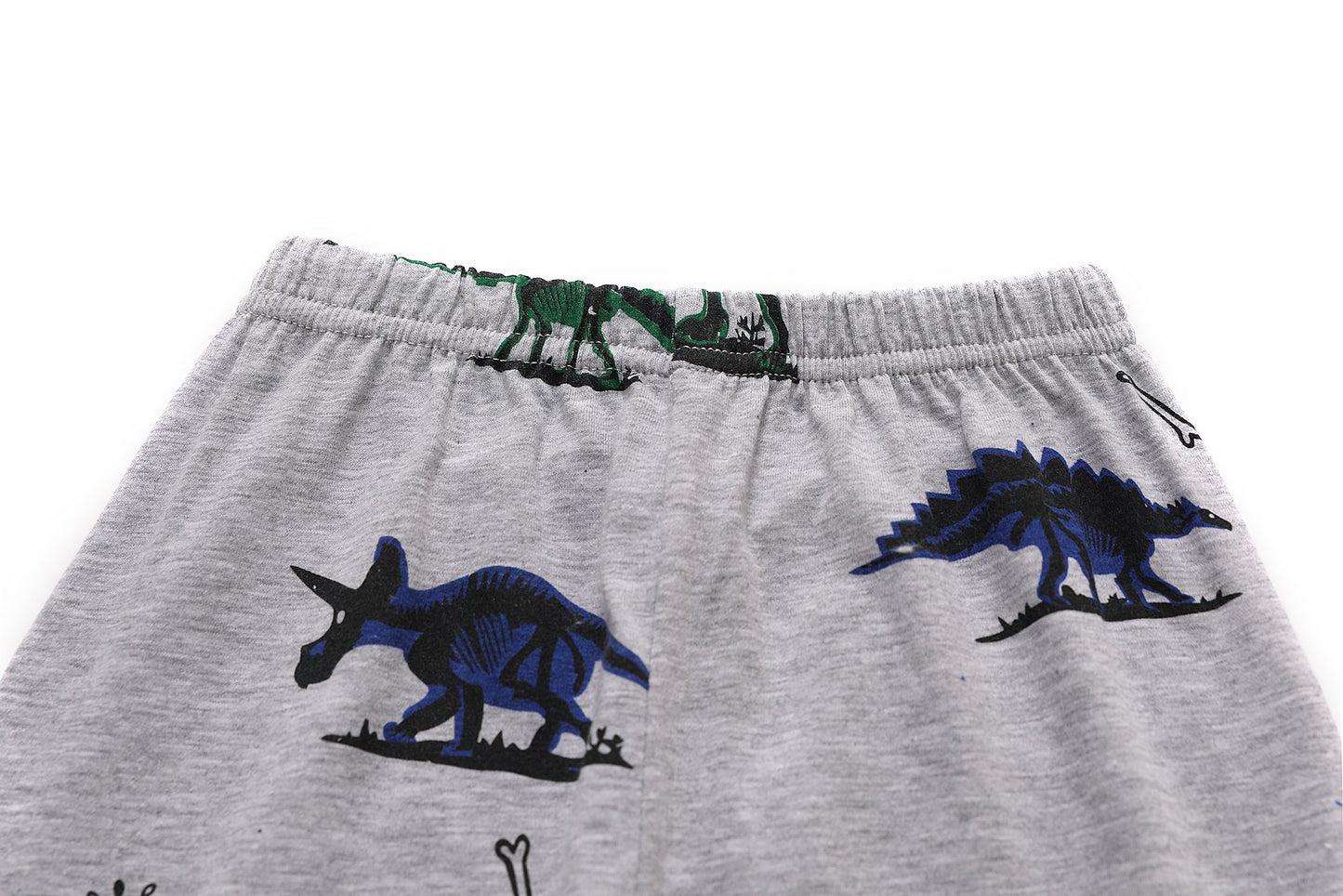 Dinosaurier-Pyjamas für Jungen, lange Nachtwäsche aus Baumwolle, Pyjamas für Kinder