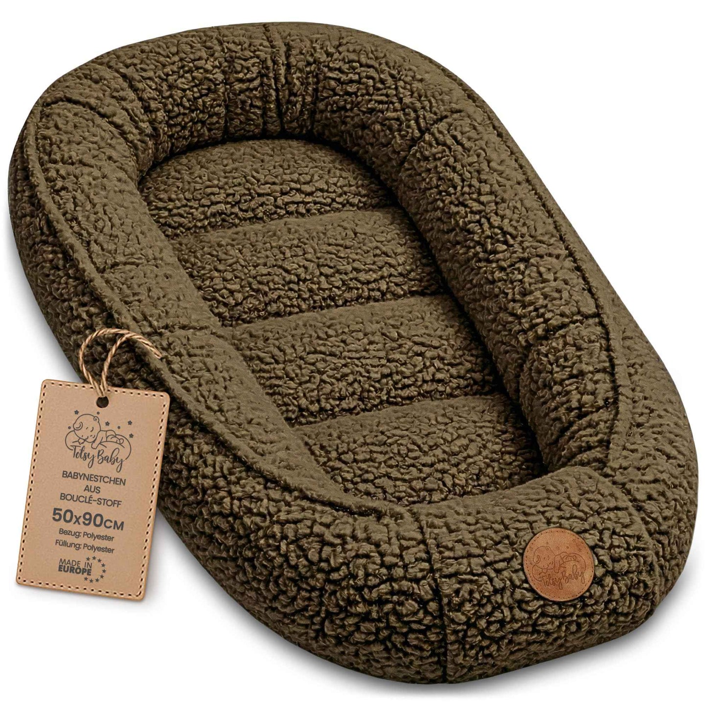 Nestchen Baby - Babynestchen Neugeborene Minky Babynest für Kinderbett Vielseitiges tragbar Nest kuschelnest zubehör für babybett warm Winter coccon Teddybären