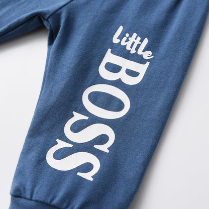 Baby Kleidung Set Baby Boys Hoodie Kleidung Long Sleeve Letter Print Top + Pants
