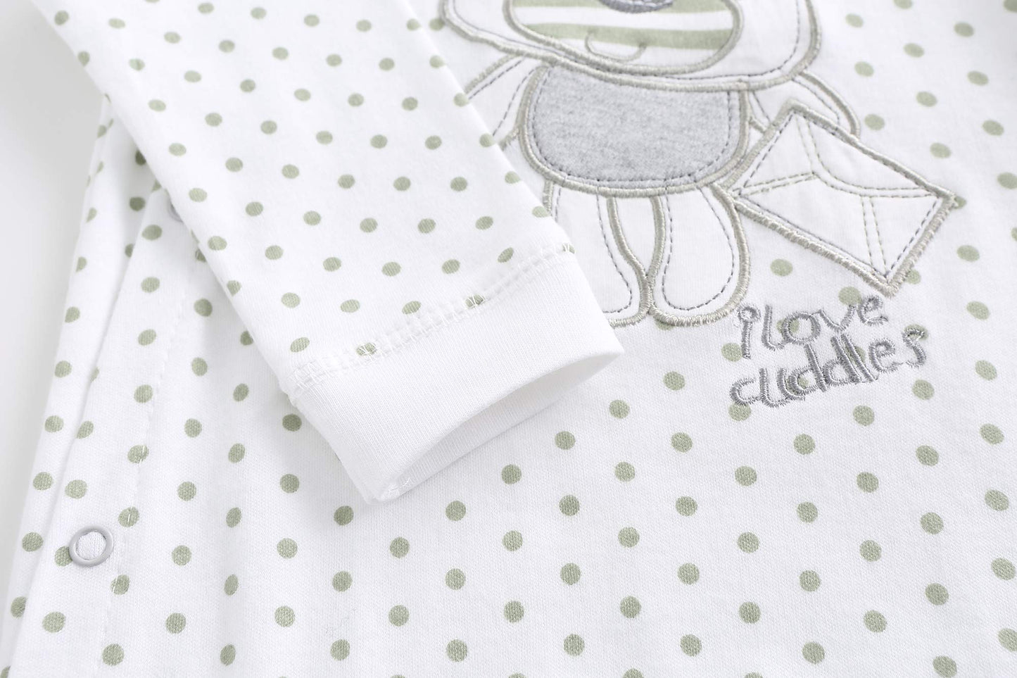 Kiddiezoom Baby-Jungen Mädchen Schlafstrampler, 3er Pack
