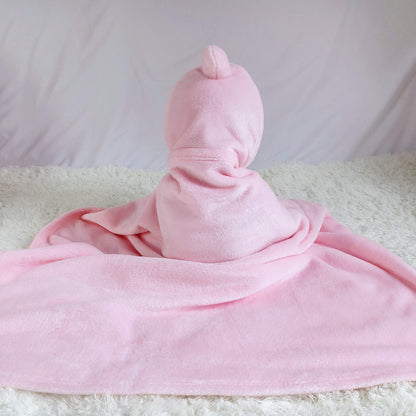 Doladola Baby Decke Babys Tier Design，Flanell Kinder Decke Kapuzenhandtuch für Mädchen und Jungen，Baby Kapuze Badeponcho Kinder Warm（gelbe Ente）