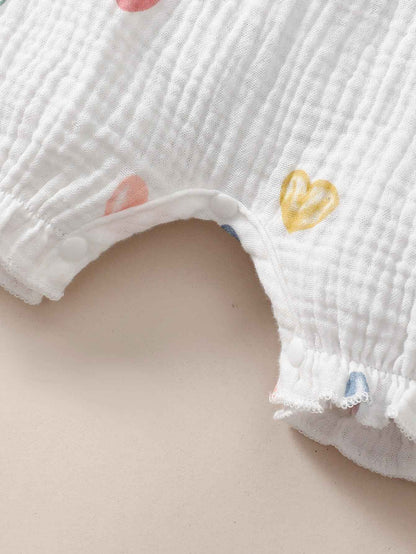 UUAISSO Newborn Baby Girl Clothing Long Sleeve Ruffle Jumpsuit Bowknot Romper Infant Girls Autumn Winter Outfits