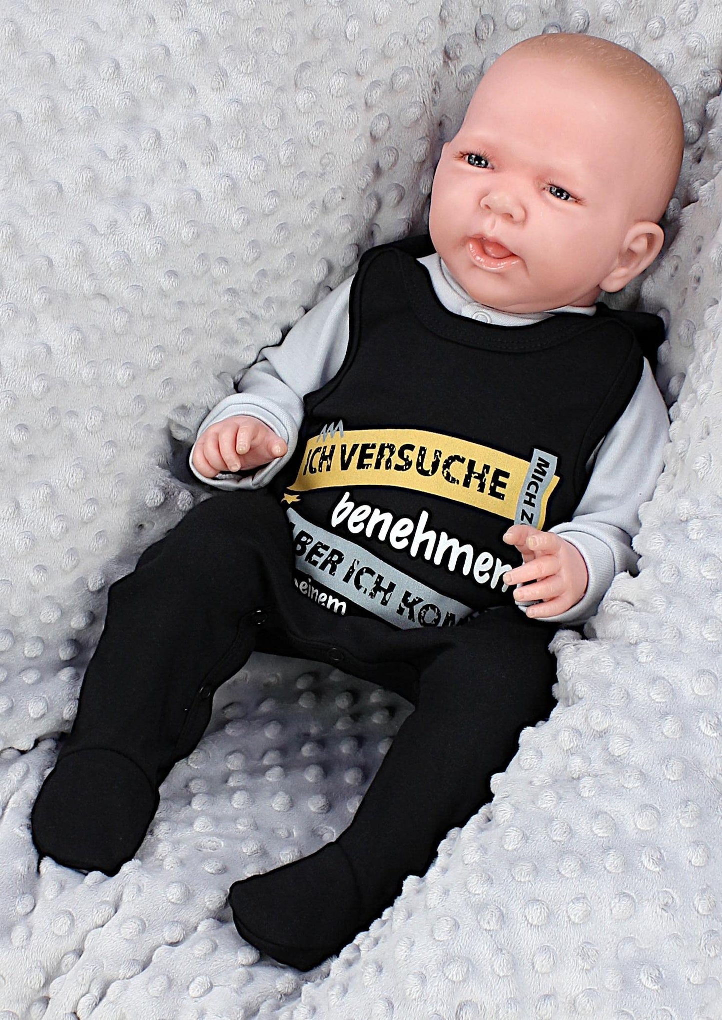 TupTam Unisex Baby Strampler Set Spruch Mamas & Papas Schatz