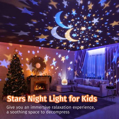 Sternenhimmel Projektor Kinder mit 15 Film, Nachtlicht Kinder Nachtlicht Baby, Bluetooth Sternenprojektor Galaxy Projektor, Geschenke für Mädchen Kinder Geschenke Mädchen, Kinderzimmer Deko