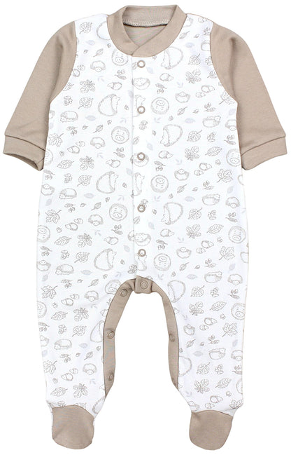 TupTam Baby Kleidung Set Jungen Langarm Bekleidung Neugeborene Füßlingen Hose Body Strampler Mütze 5 tlg