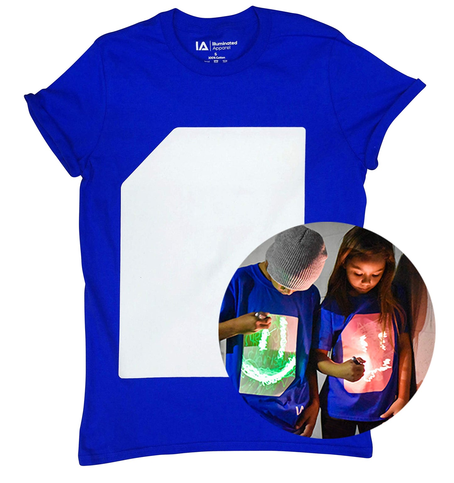 Illuminated Apparel Leuchtet Im Dunkeln Interaktives Leucht-T-Shirt