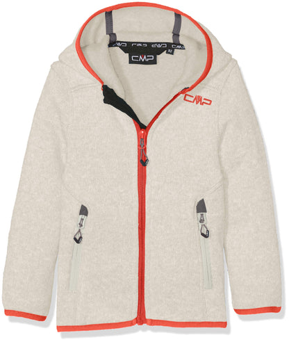 CMP Kids' Knit Tech Jacket with Fixed Hood Kid G Jacket Fix Hood 