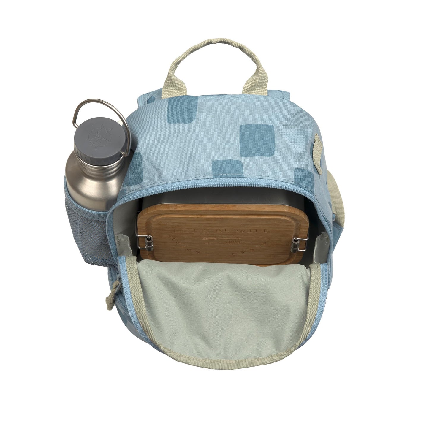LÄSSIG Children's Backpack Nursery Bag with Chest Strap 6.5 L from 3 Years, Adventure Tractor, Kids Backpack