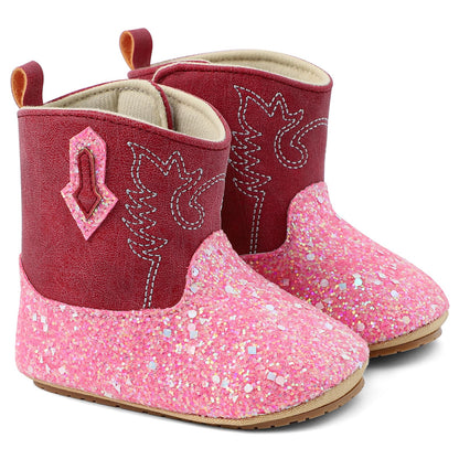 LACOFIA Baby Boys Girls Winter Boots Non-Slip Baby Winter First Walking Shoes Wellington Boots, Aa
