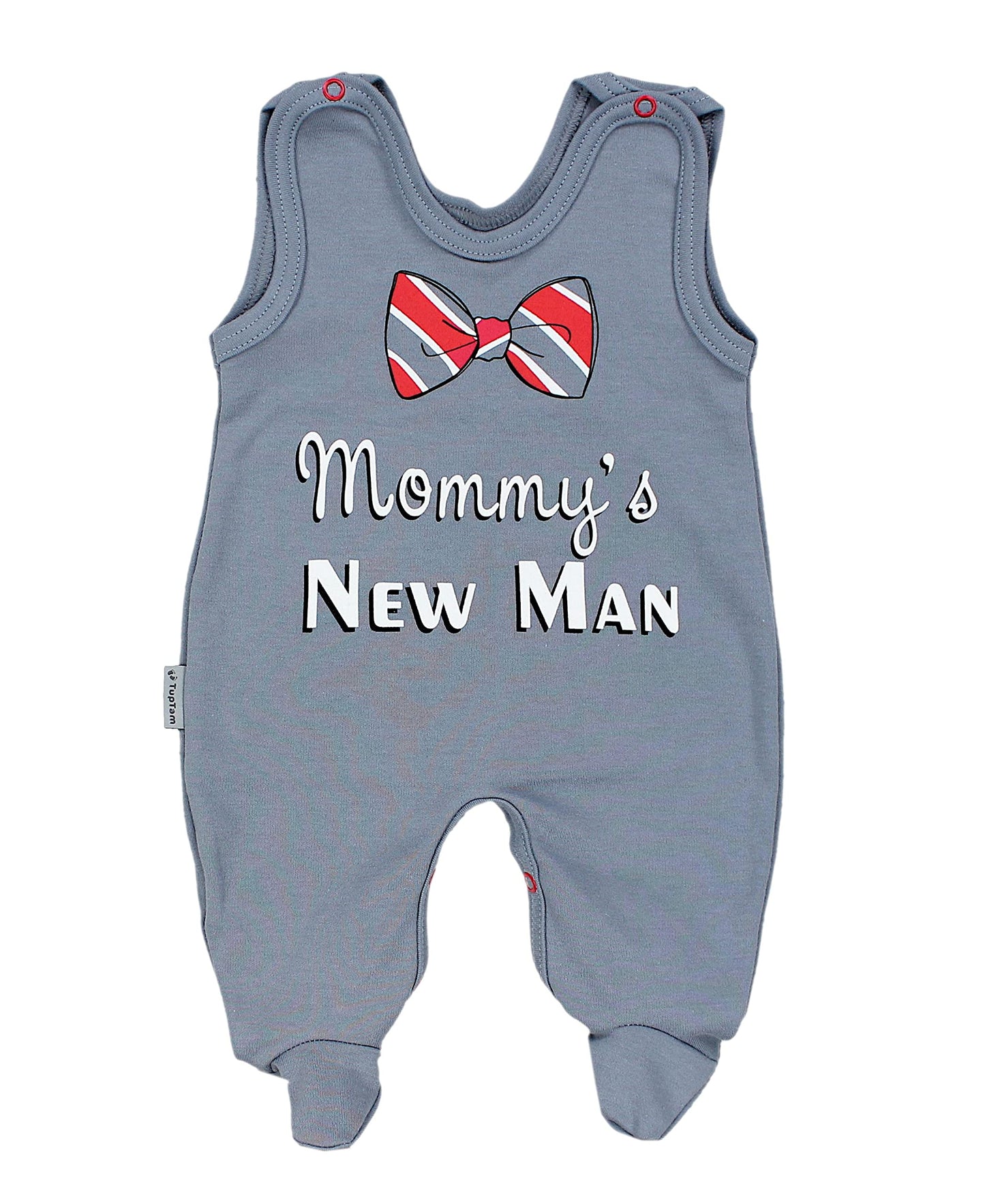 TupTam Baby Unisex Strampler mit Aufdruck Spruch 5er Pack