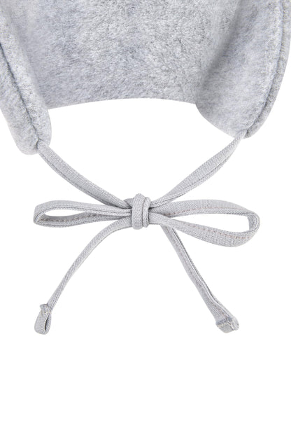 Sterntaler Aviator Hat with Ribbed Pattern - Subtle Striped 