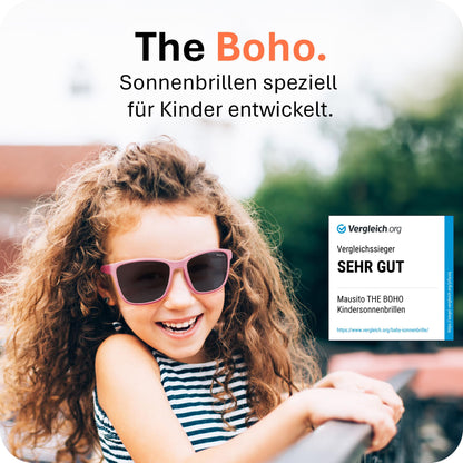 Mausito Sonnenbrille Kinder 3-6 Jahre & 6-10 Jahre | VERGLEICHSSIEGER Kindersonnenbrille 100% UV-Schutz | FLEXIBLE Bügel | Schadstofffreie Kindersonnenbrillen