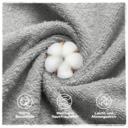 Yosemy Kapuzenhandtuch Baby - Oeko TEX - Baby Handtuch Kapuze 100% Baumwolle Badeponcho Kinder Babyhandtuch mit Kapuze Weich & Super Saugfähig 0-3 Jahre-Bär