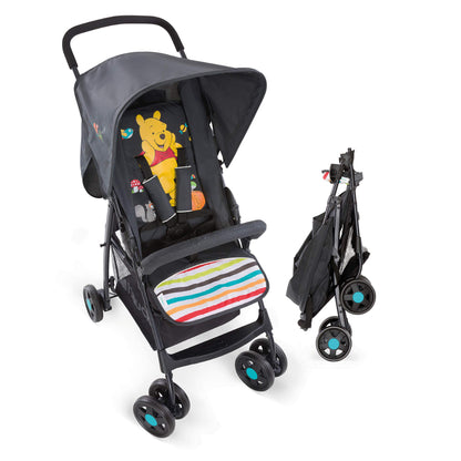 Hauck Lightweight Stroller up to 18 kg with reclining function from birth, small foldaway, sun canopy, large basket