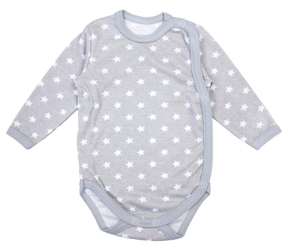 TupTam Baby Body Langarm – Wickelbody Langarm für Jungen & Mädchen, 5er Pack, 100% Baumwolle, OEKO-TEX