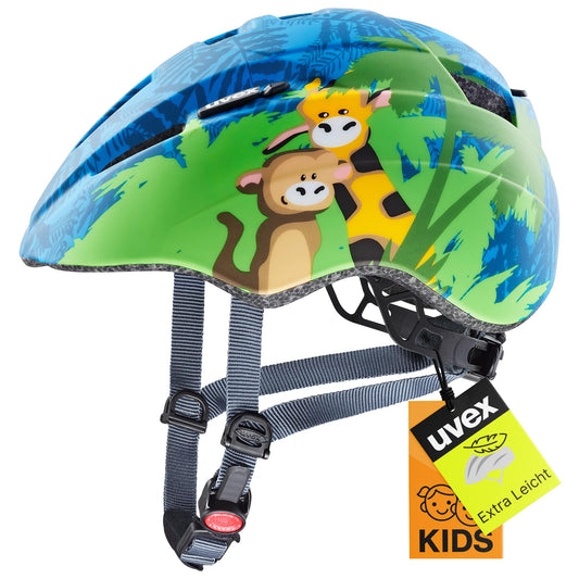 uvex Kid 2 cc - Lightweight children's helmet - individual size adjustment - expandable with LED light 