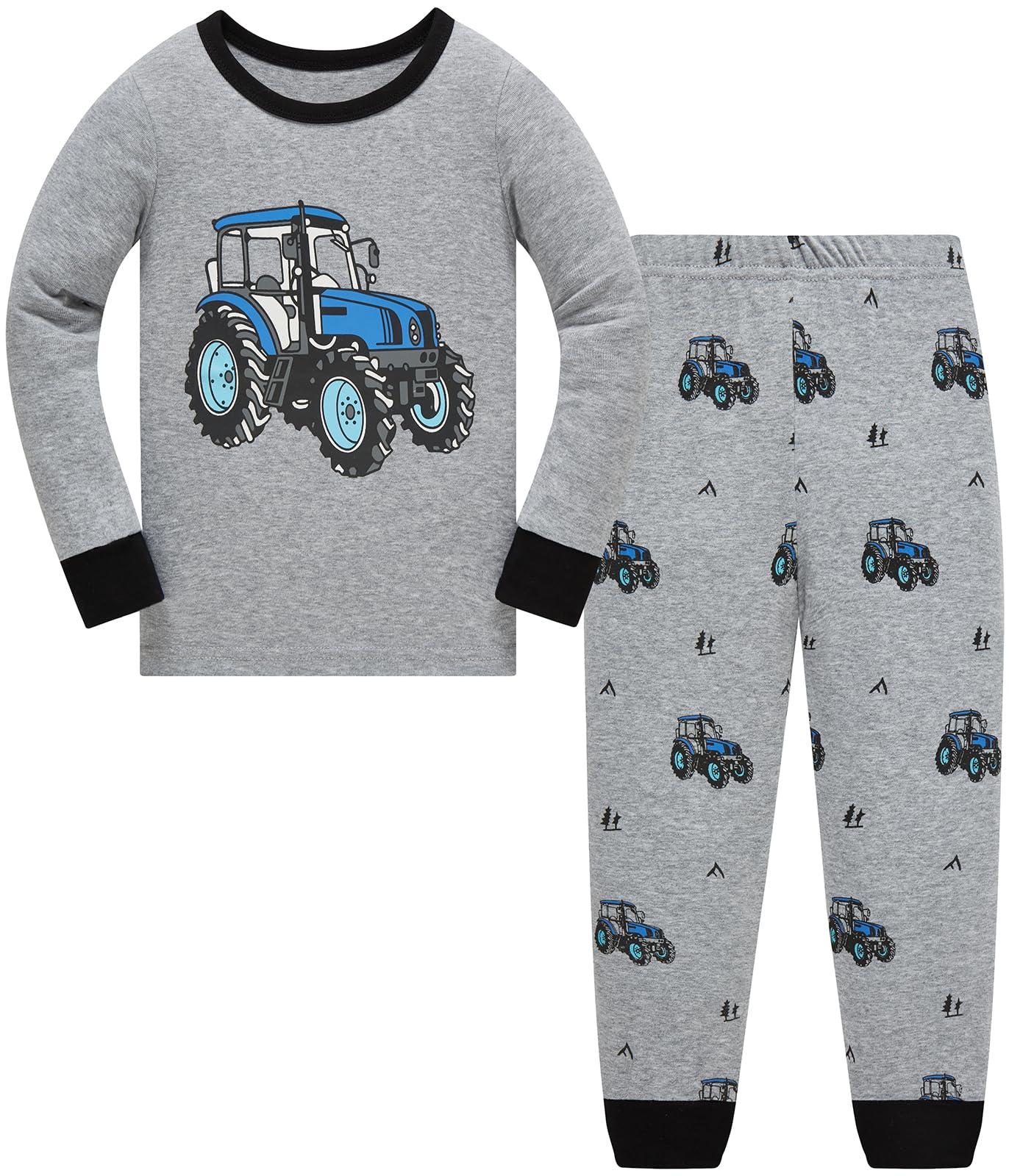 Jungen Pyjamas Dinosaurier Kinder Nachtwäsche Langarm Baumwolle Winter Weihnachten Pyjama Set Größe 92-152, 1-12 Jahre
