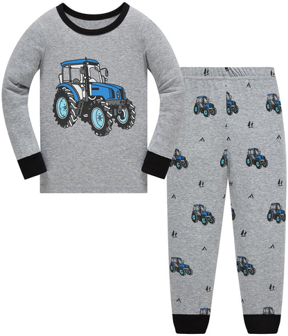 Jungen Pyjamas Dinosaurier Kinder Nachtwäsche Langarm Baumwolle Winter Weihnachten Pyjama Set Größe 92-152, 1-12 Jahre