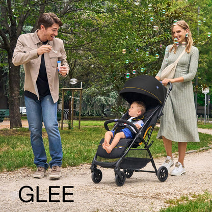 Chicco, Glee Pushchair from 0 Months to 4 Years with Automatic and Compact Closure, Extendable Hood with SPF 50+ and Rain Cover, 3-Level Adjustable Backrest, Leg Rest