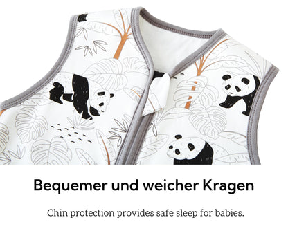 Chilsuessy Baby Sleeping Bag with Legs, 2.5 Tog All-Season Sleeping Bag (CPC Certification) for Infants, Children, Dinosaur Park, 80 cm, Baby Height 90–100 cm
