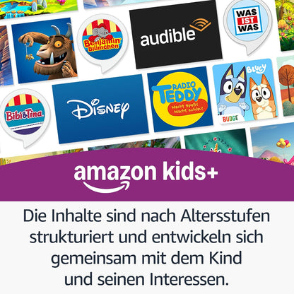 Echo Dot Kids WLAN Bluetooth Lautsprecher Mit Alexa Und Ein Jahr Amazon Kids+