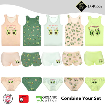LOREZA ® 5 Mädchen Baumwolle Unterhemden Tank Top Kinder - Gr. 92-170