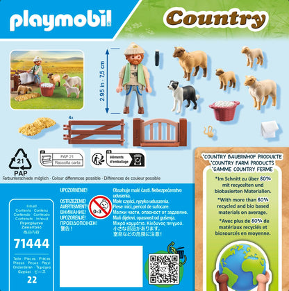 PLAYMOBIL | Country | Tierarzteinsatz bei den Eseln |Spielzeug für Kinder ab 4 Jahren | 71471