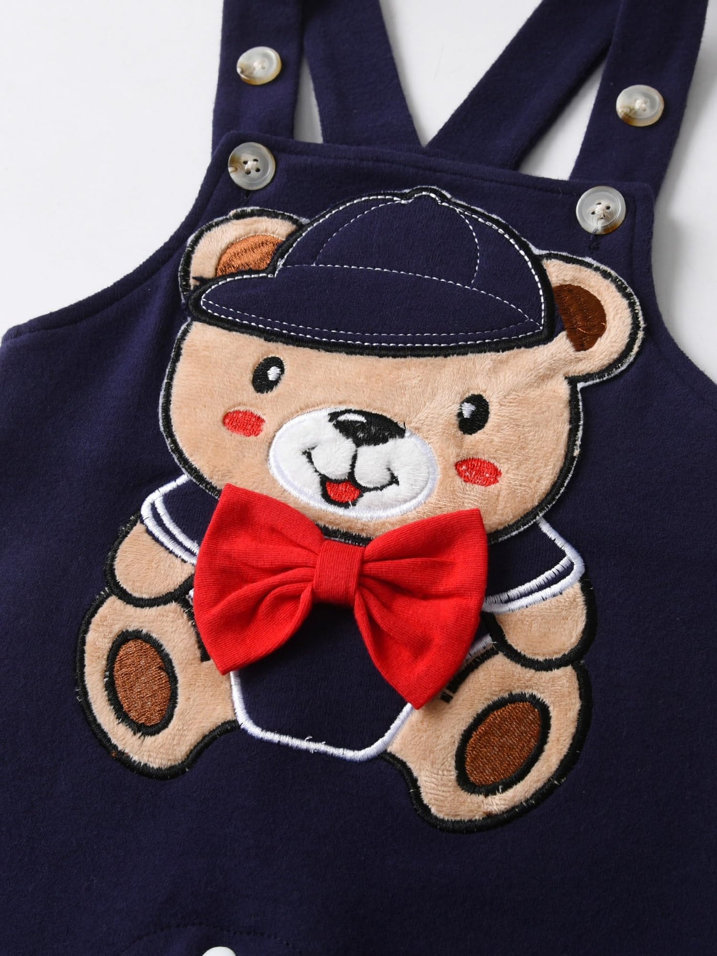 Derouetkia Baby Junge Kleidung Gestreifte Tops Tierdruck + Hosen Outfit Set