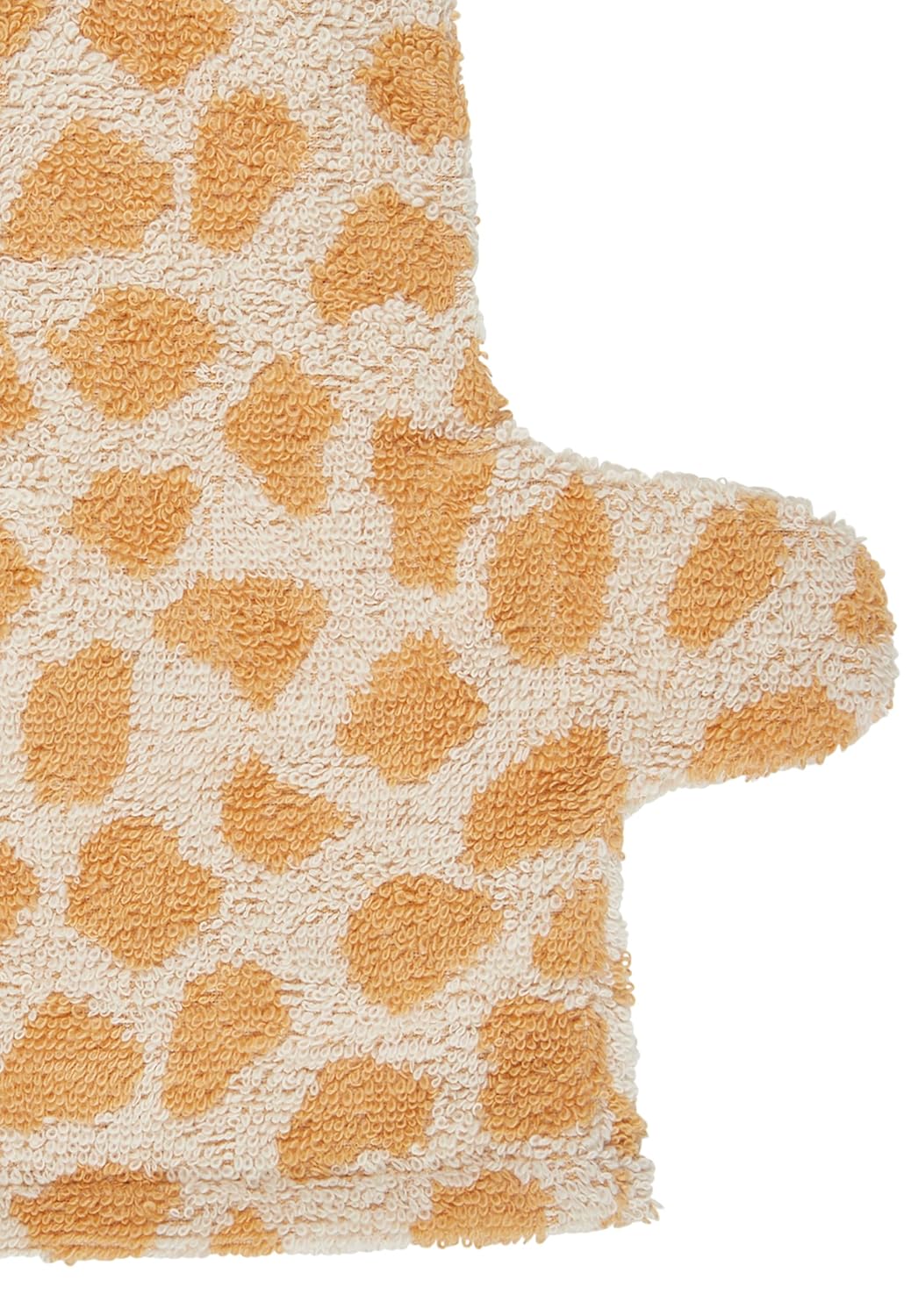 Sterntaler Giraffe Kaya Washcloth - Absorbent Cotton Wash Mitt with Beautiful Selvedges - Cute Embroidery - For Babies and Toddlers - Sand